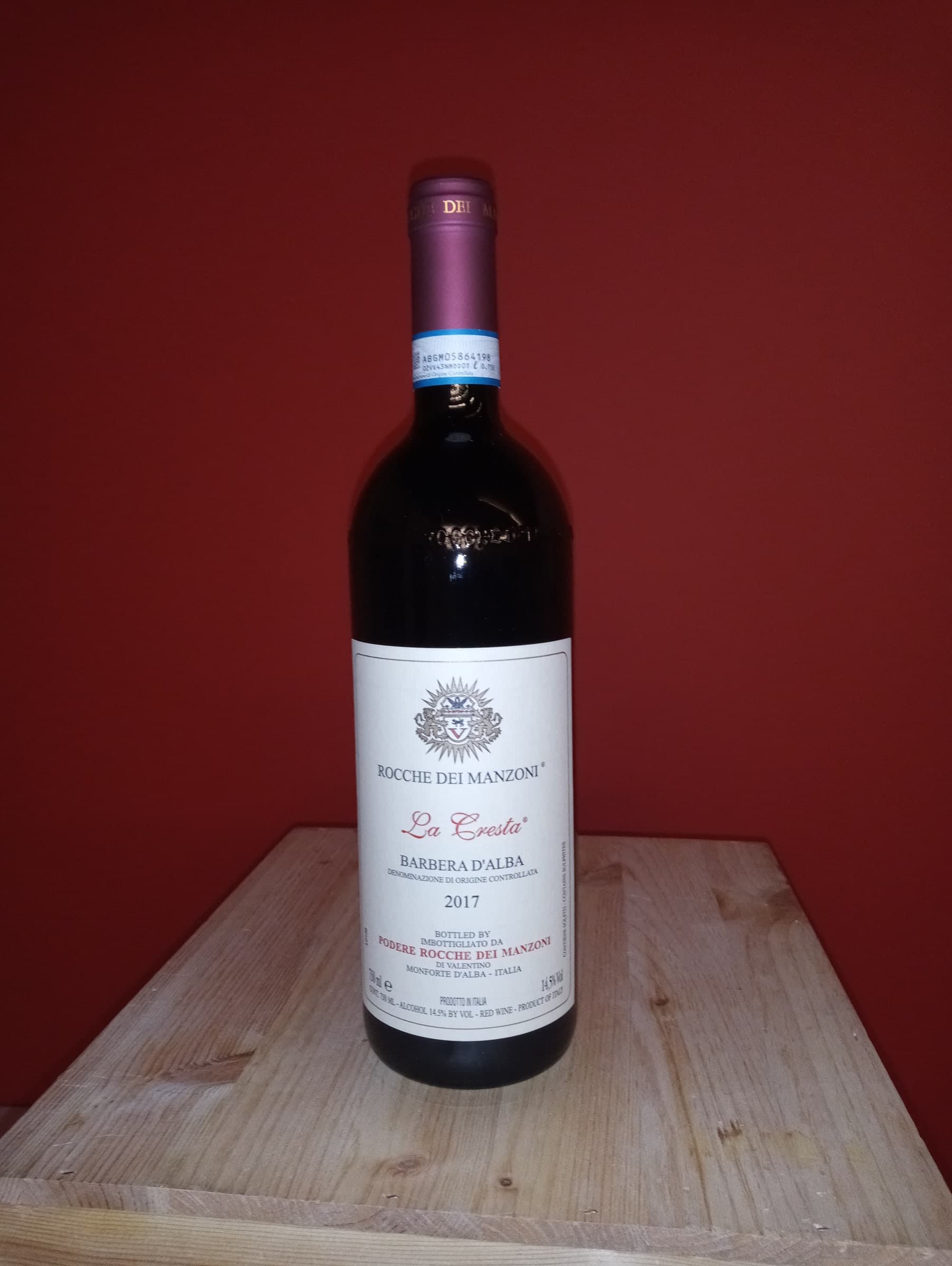 Barbera d’Alba La Cresta von Rocche dei Manzoni, 0,75 l, weitere Ansicht