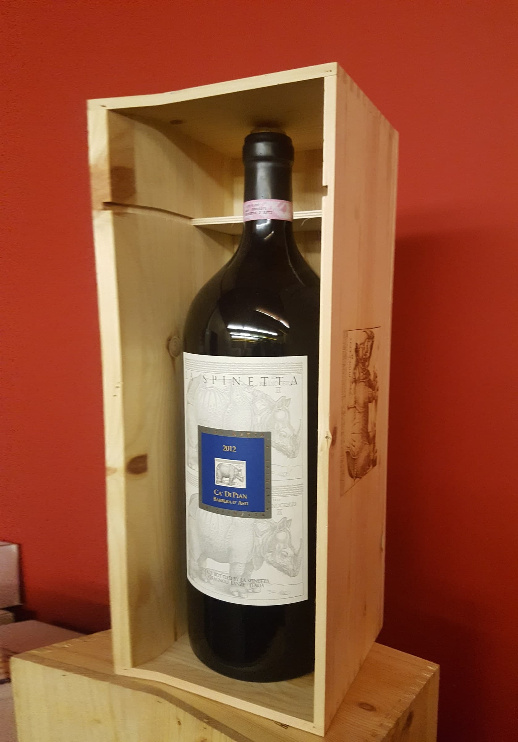 Barbera Cà di Pian von La Spinetta, Doppelmagnum 3 l, weitere Ansicht