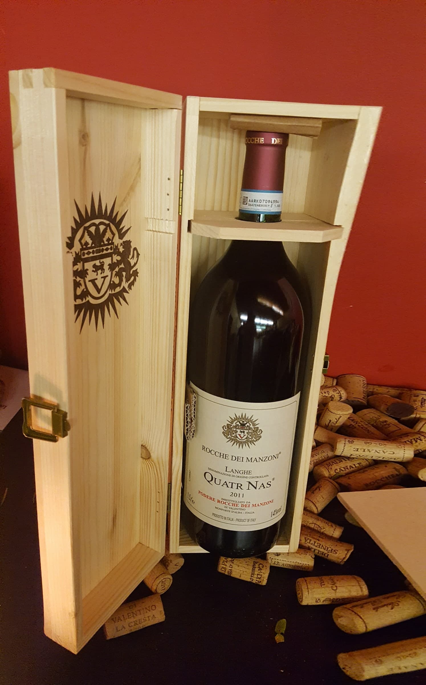Langhe Quatr Nas von Rocche dei Manzoni, Magnum 1,5 l, weitere Ansicht