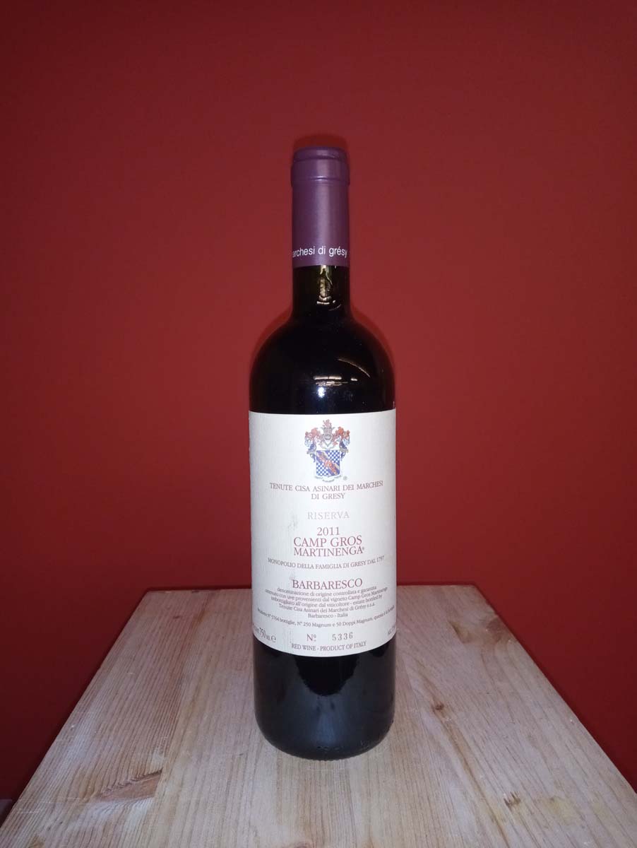 Martinenga del amici vino Grésy, Gros - di 2013 | Piemont, Italien Wein-Shop Marchesi Barbaresco Camp